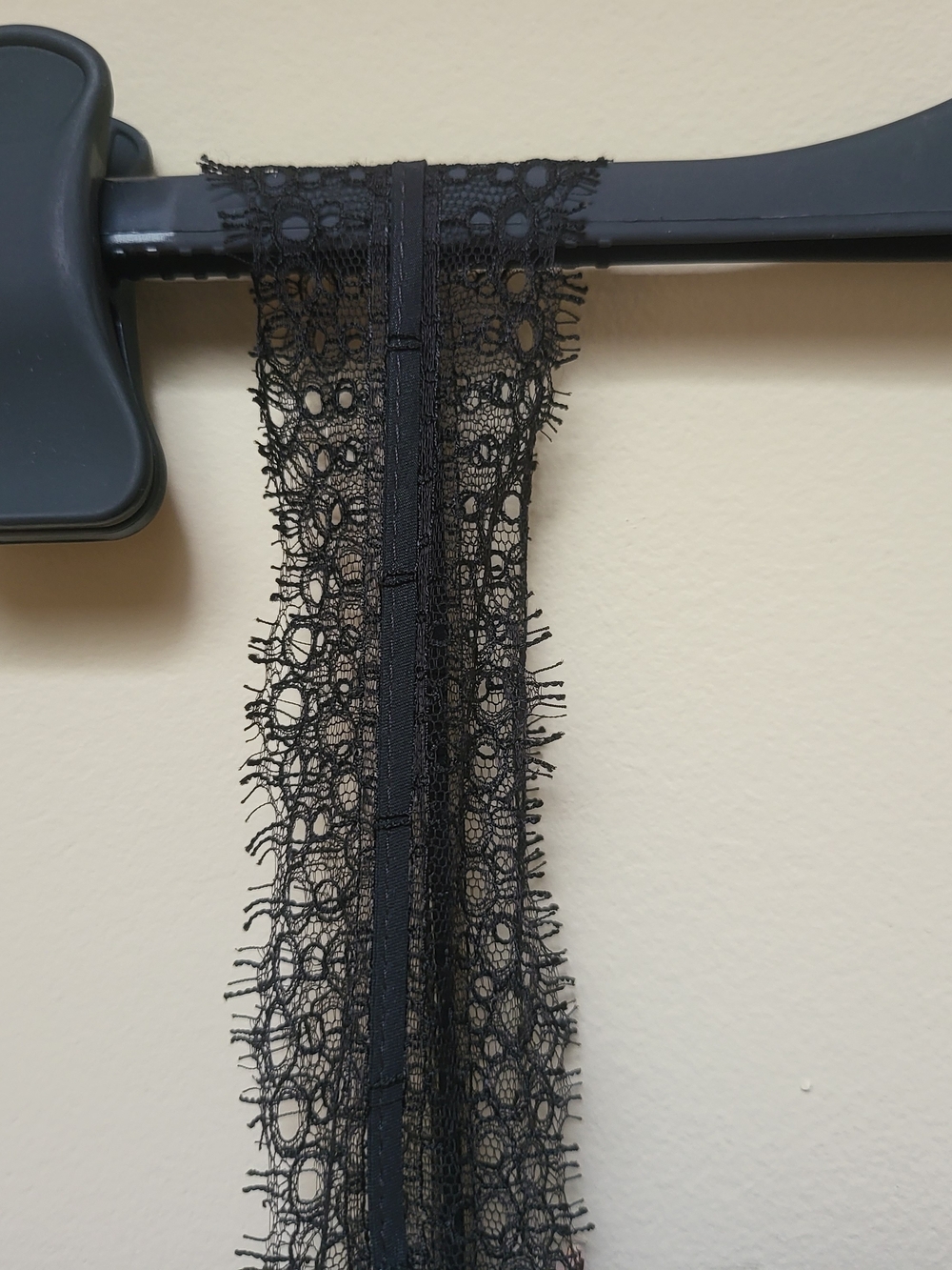 Silk Versace Women's Printed Lace-Trim Longline Bralette - Gray & Cream - Picture 10 of 10